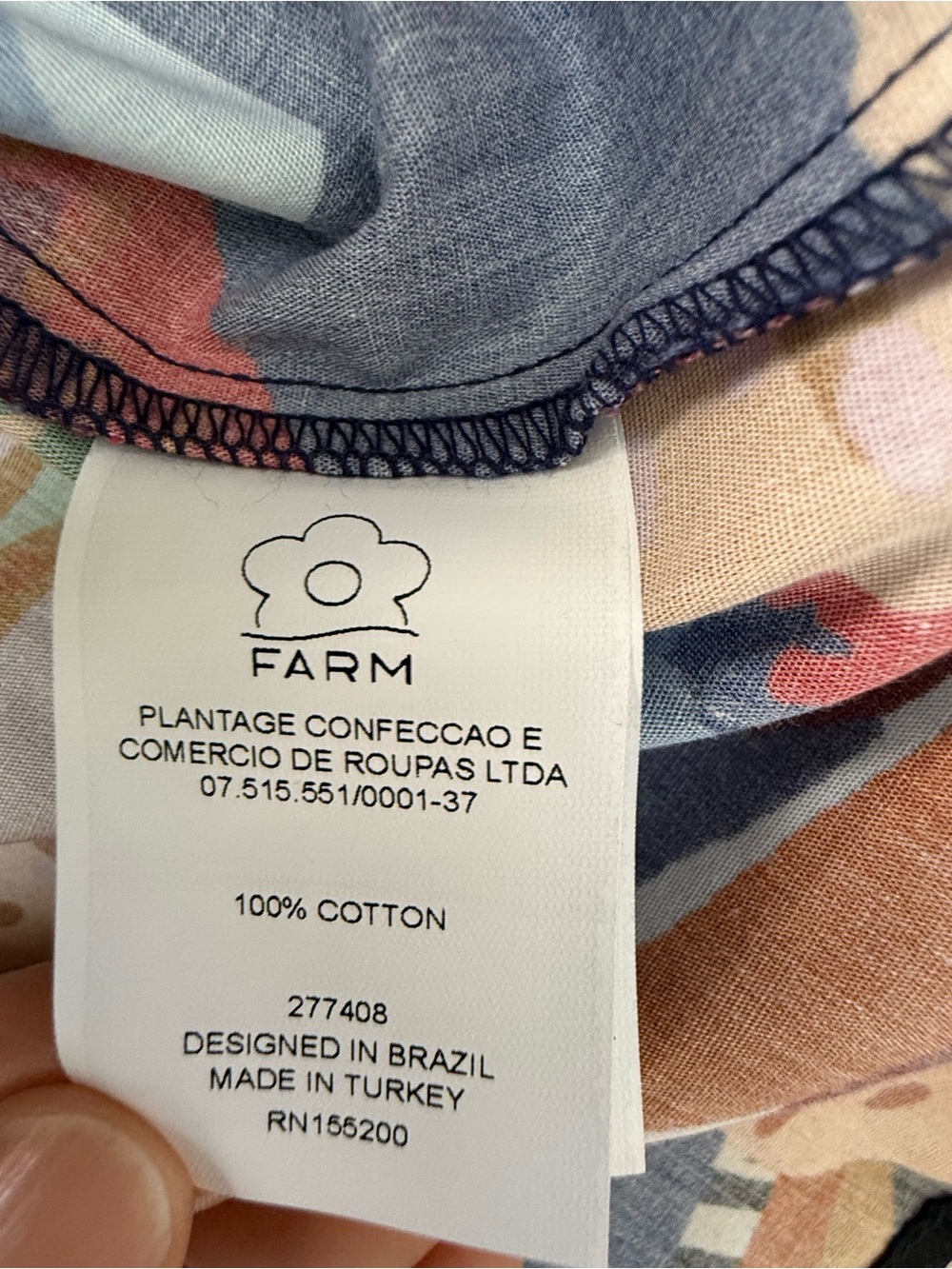🌸 NWT Farm Rio x Anthropologie Vibrant Floral Blouse 🌸 - Picture 8 of 11